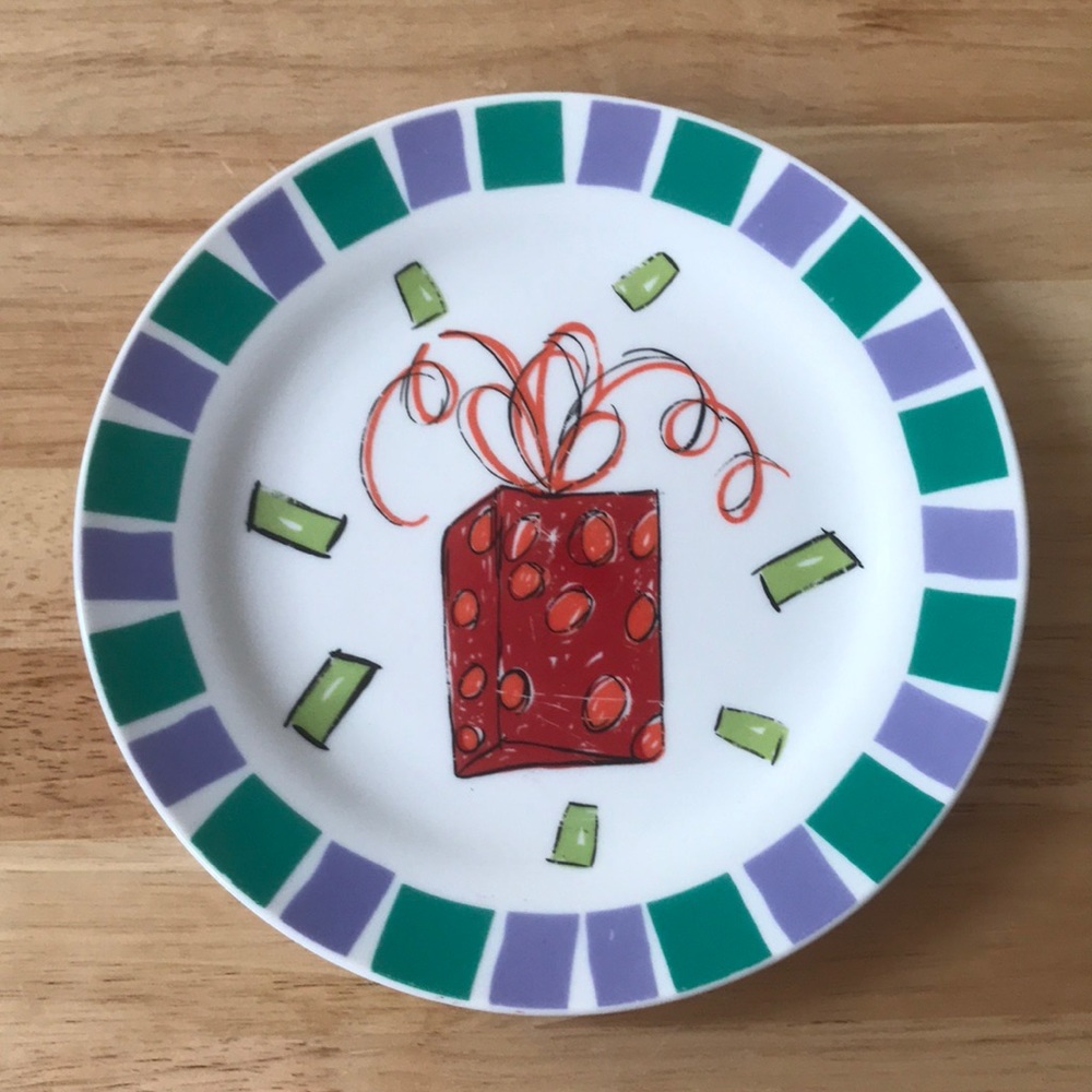 🏖️2/6.00🏖️ TAG 2000 edition collector plate, cookies w Santa